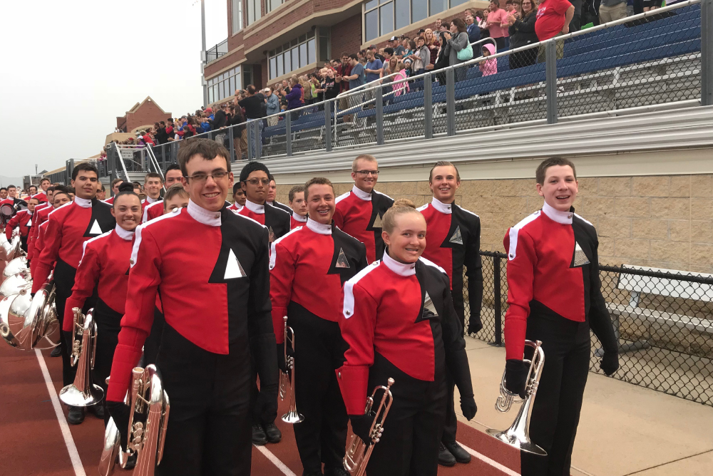 Colt Cadets members before summer premiere
