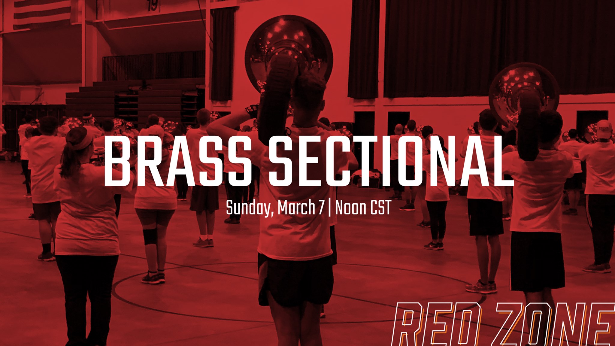 Brass Sectional; Sunday, March 7 at Noon CST