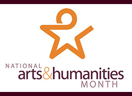 National Arts and Humanities Month logo